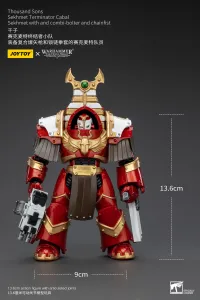JOYTOY Thousand Sons Sekhmet Terminator Cabal Sekhmet With Combi-Bolter And Chainfist - Warhammer 40K - photo 7