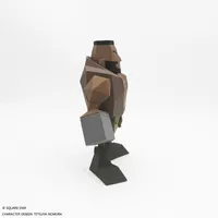SQUARE ENIX FINAL FANTASY VII  Polygon Soft Vinyl Figure  - BARRET WALLACE - Final Fantasy VII - photo 3