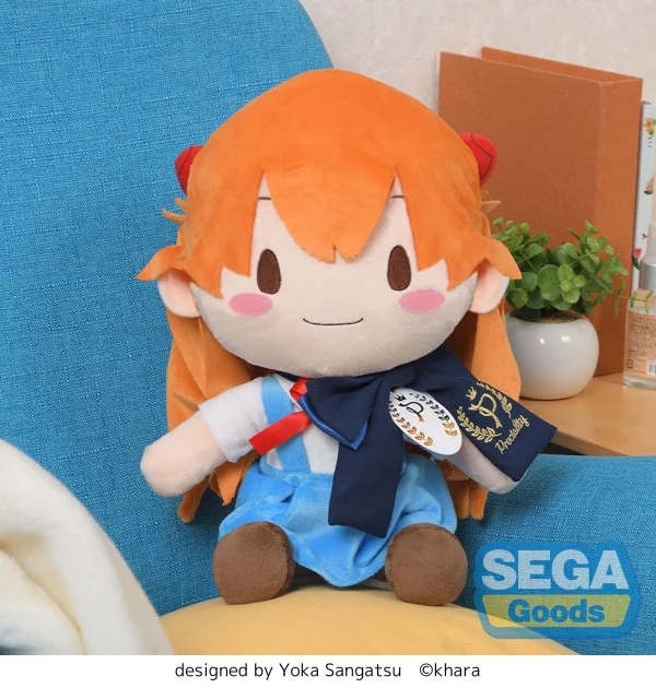 SEGA Fuwapetit Preciality "EVANGELION Series" L Plush "Asuka"(re-run) - Neon Genesis Evangelion
