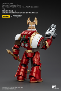 Thousand Sons Sekhmet Terminator Cabal Sekhmet With Combi-Melta And Achea Force Weapon 9