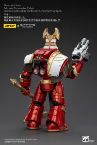 JOYTOY Thousand Sons Sekhmet Terminator Cabal Sekhmet With Combi-Melta And Achea Force Weapon - Warhammer 40K - photo 9