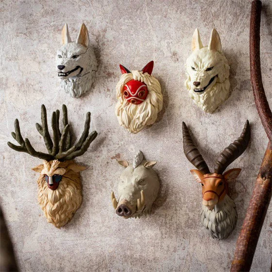 Benelic Princess Mononoke Face Magnet Blind Box "Princess Mononoke" (Box/6) - Princess Mononoke