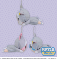 NESOBERI (Lay-Down) "Re:ZERO -Starting Life in Another World-" MP Plush "Emilia & Ram & Rem" -The Great Spirit Pack-(re-run) 2