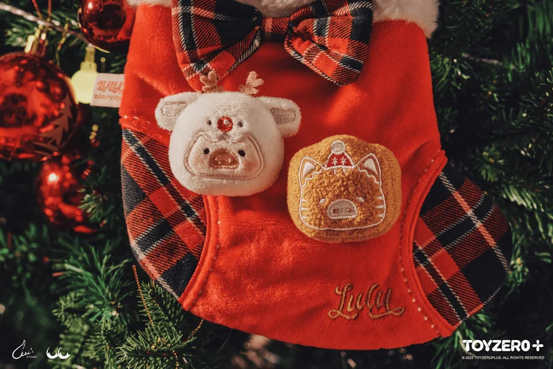 TOYZEROPLUS LuLu the Piggy X'Mas - Christmas Sock Charms (Set A) - LuLu The Piggy