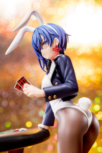 Sakuya Sieglinde wearing lapis lazuli blue bunny costume with Nip Slip Gimmick System 12