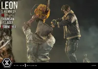 Prime 1 Studio Ultimate Premium Masterline Resident Evil 4 Leon S. Kennedy versus Chainsaw Villager Bonus Version - Video Games - photo 5