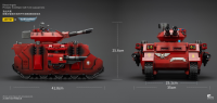 Blood Angels Predator Annihilator with Twin Lascannons 26