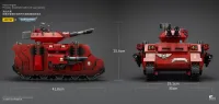 JOYTOY Blood Angels Predator Annihilator with Twin Lascannons - Warhammer 40K - photo 26