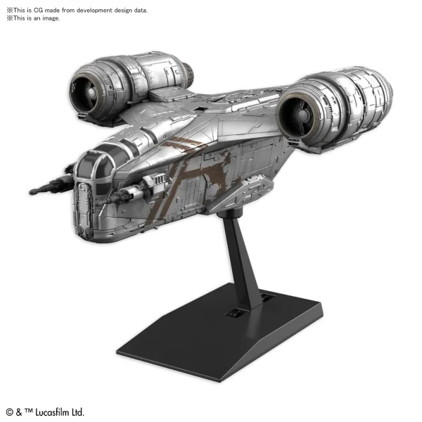 BANDAI HOBBY VEHICLE MODEL RAZOR CREST (SILVER COATING Ver.) - Star Wars