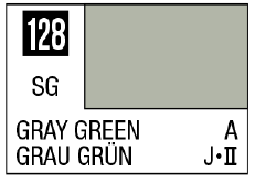 Mr. Color 128 - Gray Green (Semi-Gloss/Aircraft)