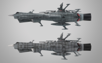 Cosmo Fleet SP STAR BLAZERS 2202 U.N.C.F. Andromeda Class 1st Battleship Andromeda(Repeat) 11