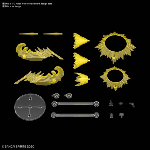 BANDAI HOBBY CUSTOMIZE EFFECT (ACTION IMAGE Ver.) [YELLOW] - 30 Minutes Label