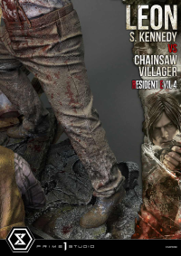 Ultimate Premium Masterline Resident Evil 4 Leon S. Kennedy versus Chainsaw Villager Bonus Version 21