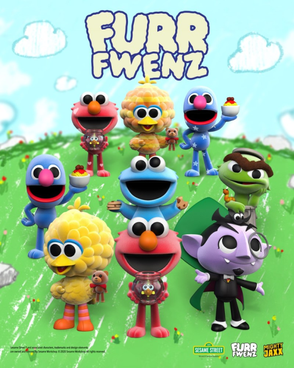 Furr Fwenz: Sesame Street (12pc per box)
