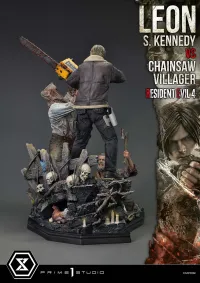 Prime 1 Studio Ultimate Premium Masterline Resident Evil 4 Leon S. Kennedy versus Chainsaw Villager - Video Games - photo 80