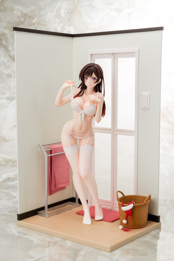 1/6 scaled pre-painted figure Rent-A-Girlfriend MIZUHARA Chizuru in see-through lingerie figure Angel White Ver.