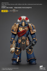 Ultramarines Relic Secundus Armour with Artificer bolt rifle, chainsword and bolt pistol 2