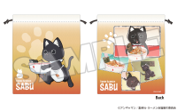 Ramen Akaneko Drawstring Pouch Sabu 2