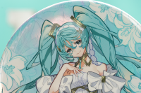 Hatsune Miku feat. Yoneyama Mai Extra Large Pinback Button 4