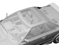 Hasegawa [HC51] 1:24 TOYOTA MR2 (AW11) EARLY VERSION G-Limited (Moon Roof) - Scale Kits - photo 16