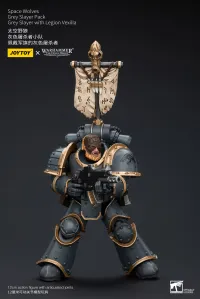 JOYTOY Space Wolves Grey Slayer Pack Grey Slayer With Legion Vexilla - Warhammer 40K - photo 3