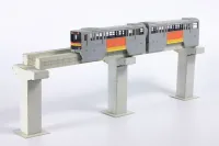 PLUM PMOA 1/150 Scale  Tama Intercity Monorail Series 1000 Paper kit（2cars） - Scale Kits - photo 2