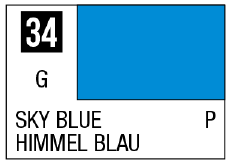 Mr. Color 34 - Sky Blue (Gloss/Primary)