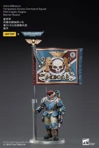 JOYTOY Astra Militarum Tempestus Scions Command Squad 55th Kappic Eagles Banner Bearer - Warhammer 40K - photo 6