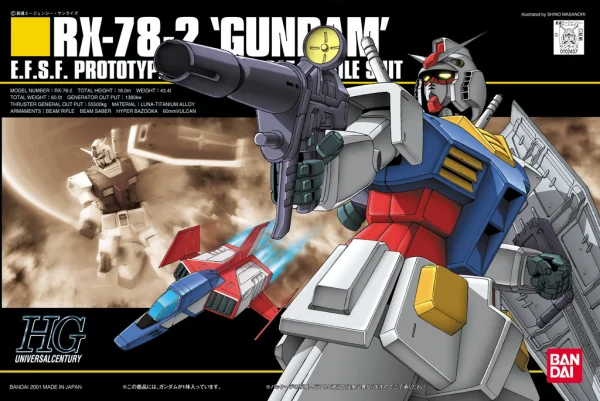 BANDAI HOBBY HGUC 1/144 #21 RX-78-2 Gundam - Mobile Suit Gundam