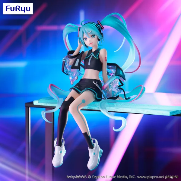 FuRyu Hatsune Miku　Noodle Stopper Figure -Neon Cyber- - Hatsune Miku