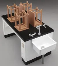 Hasegawa [FA04] 1:12 SCIENCE ROOM DESK & CHAIR - Scale Kits - photo 3