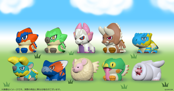 Capcom Figure Builder Finger Puppet Monster Hunter Vol. 1 (10pc per box)