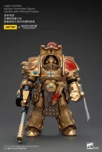 JOYTOY Legio Custodes Aquilon Terminator Squad Aquilon with Infernus Firepike - Warhammer 40K - photo 1