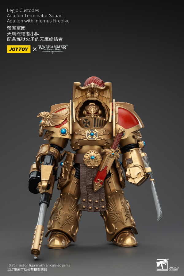 Legio Custodes Aquilon Terminator Squad Aquilon with Infernus Firepike