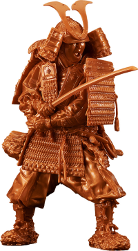 PLAMAX 1/12 Kamakura Period Armored Warrior: Copper Color Edition 2