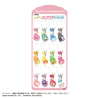 SANRIO CHARACTERS BIRTHDAY "PUKKURI" CLEAR KEY RING 14