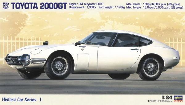 Hasegawa [HC1] 1:24 TOYOTA 2000GT - Scale Kits