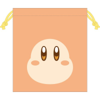 KIRBY Pupupu face drawstring bag /(2) Waddle Dee 1