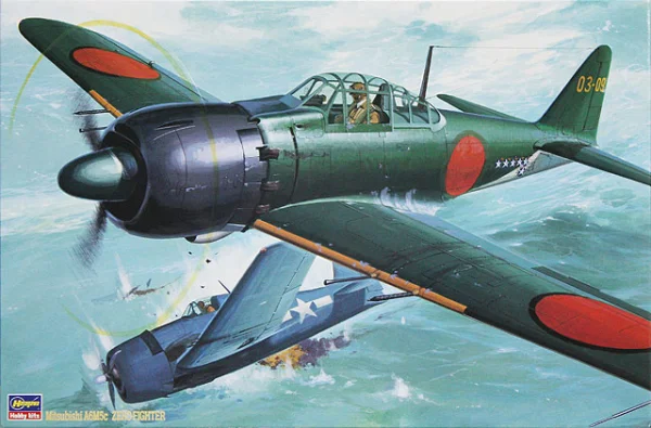 Hasegawa [ST4] 1:32 A6M5c ZERO FIGHTER TYPE 52 (ZEKE) (OLD KIT) - Scale Kits