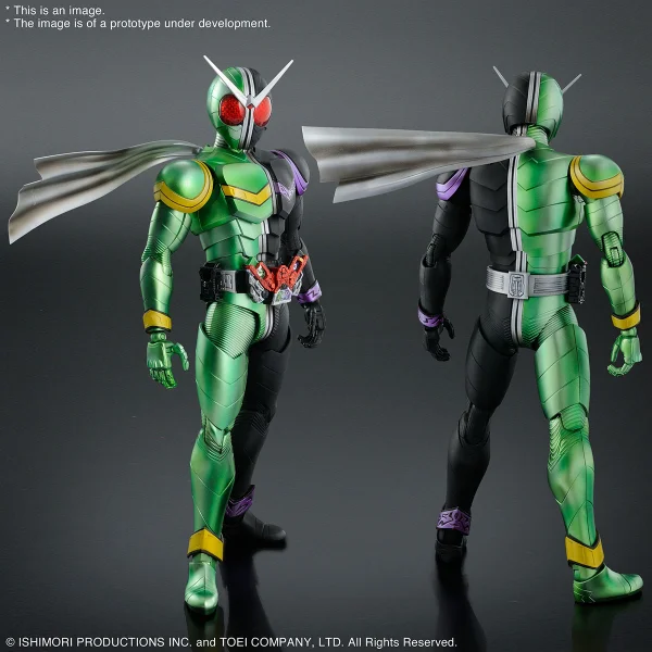 BANDAI HOBBY MG FIGURE-RISE ARTISAN KAMEN RIDER DOUBLE CYCLONE JOKER - Kamen Rider: Masked Rider