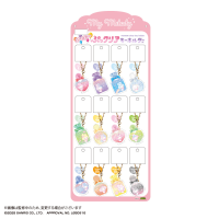 My melody Bithday PUKKURI Clear key holder 12
