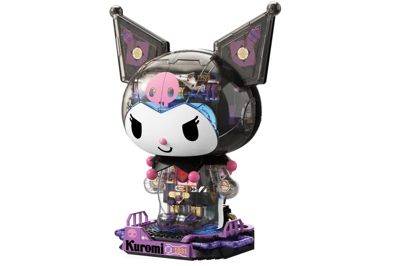 TOPTOY Sanrio characters-Kuromi Semi-Mechanical Body 1.0 Building Blocks - Sanrio