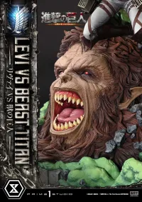 Prime 1 Studio Ultimate Premium Masterline  TV animation Attack On Titan  Levi versus Beast Titan - Attack on Titan - photo 5