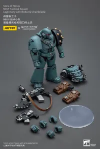 JOYTOY Sons of Horus MKVI Tactical Squad Legionary with Bolter & Chainblade - Warhammer 40K - photo 4