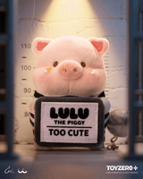 LuLu the Piggy LuLuLand - Too Cute to Jail Prisoner Lu Plush Keychain 1