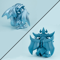 MEGATOON Yu-Gi-Oh！ Blue Eyes White Dragon＆Obelisk the Tormentor set 【with gift】 6