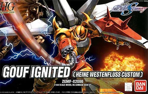 BANDAI HOBBY HG 1/144 #27 Gouf Ignited (Heine Westenfluss Custom) - Mobile Suit Gundam SEED Destiny