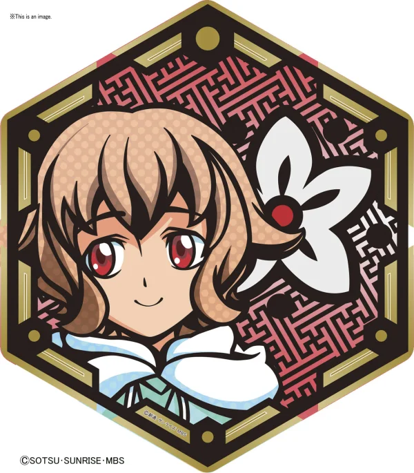 BANDAI HOBBY Orphans Character Stand Plate Atra Mixta - Mobile Suit Gundam: Iron-Blooded Orphans