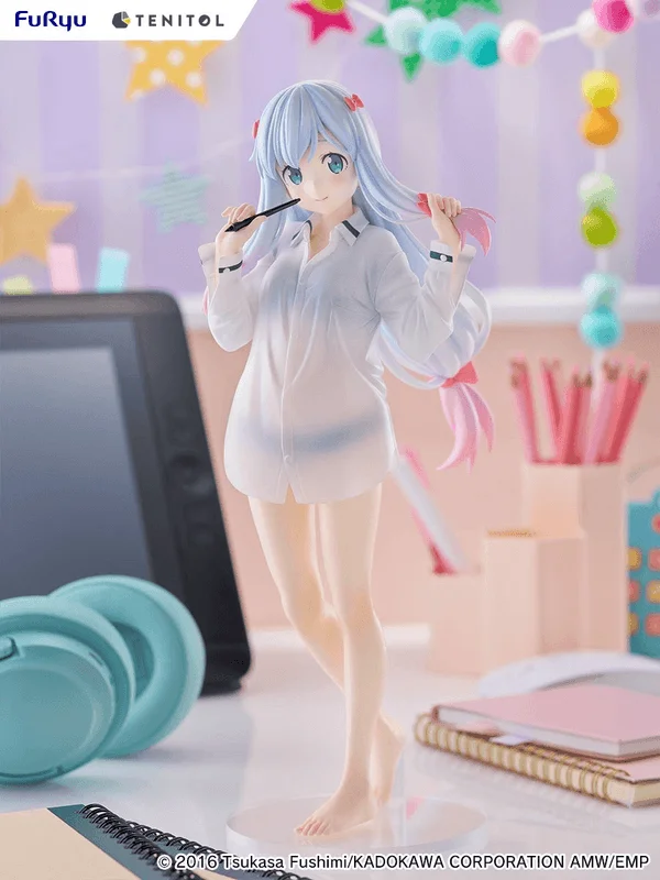 FuRyu TENITOL TALL Sagiri Izumi Shirts ver. - Eromanga Sensei