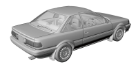 [HC36] 1:24 TOYOTA COROLLA LEVIN AE92 APEX EARLY VERSION 29